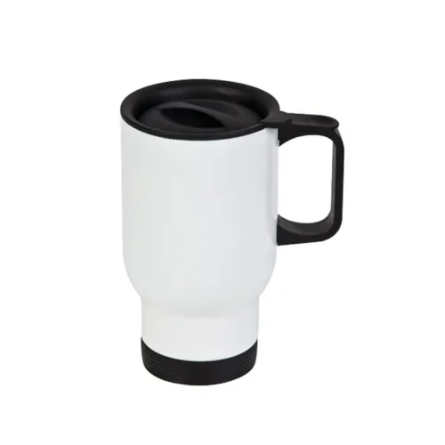 termo personalizado 14oz acero inoxidable blanco sublimación con diseño