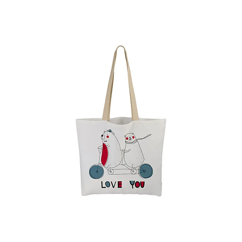 bolsas canvas personalizadas 16x14 para sublimación con diseño personalizado