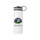 botella térmica personalizada 18oz acero inoxidable blanco tapa portátil sublimación