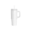 vaso térmico personalizado 30oz con asa acero inoxidable con tapa y sorbete