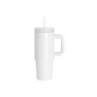 vaso térmico personalizado 30oz con asa acero inoxidable con tapa y sorbete