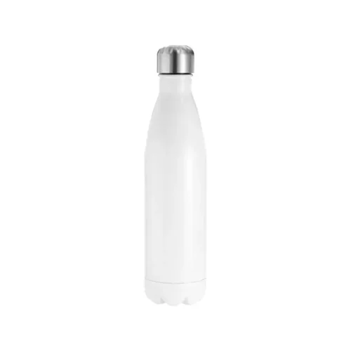 botella térmica personalizada 17oz acero inoxidable blanco con sublimación