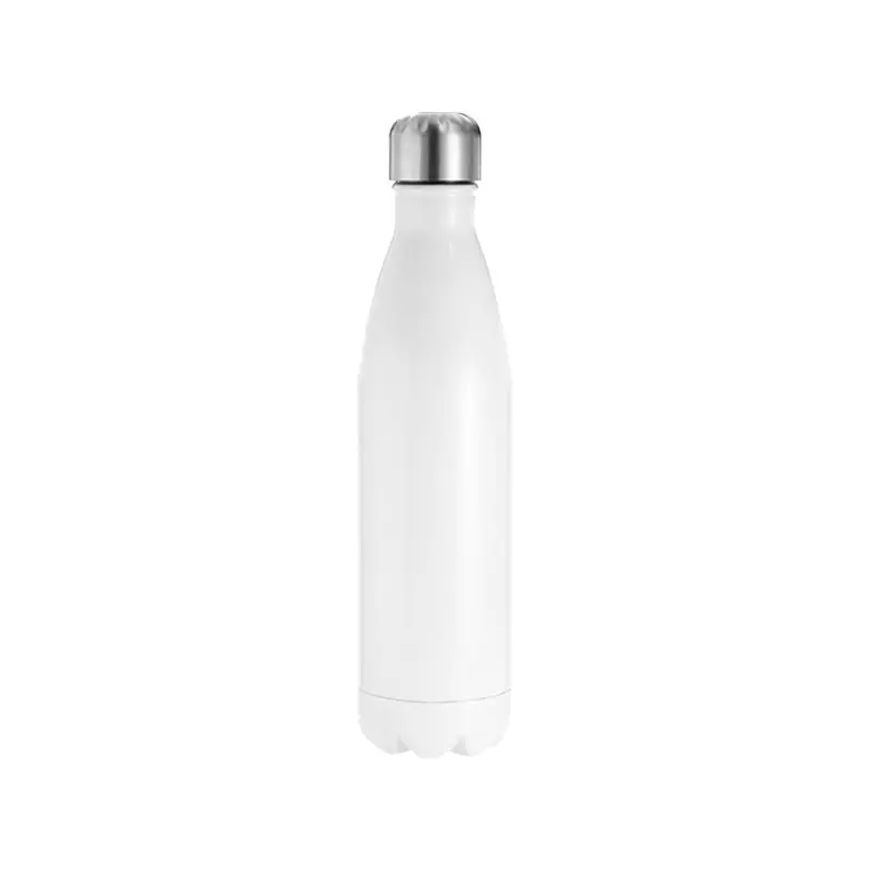 Botella personalizada 17oz blanca en acero inoxidable botella térmica personalizada 17oz acero inoxidable blanco con sublimación