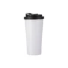 termo personalizado 16oz acero blanco con tapa de seguridad sublimación