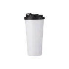 termo personalizado 16oz acero blanco con tapa de seguridad sublimación