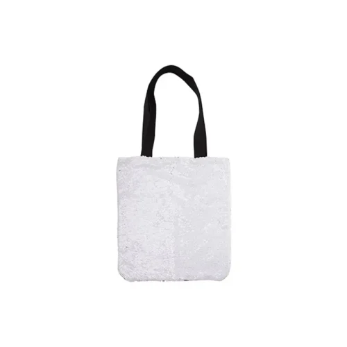 bolsos de lentejuelas blancos personalizados con sublimación reversible cambio de imagen