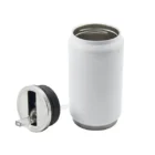 lata térmica personalizada 12oz tipo cola acero inoxidable blanco sublimación