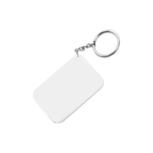 llavero personalizado rectangular 48x68mm plástico sublimación con diseño