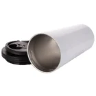 termo personalizado 16oz acero blanco con tapa de seguridad sublimación