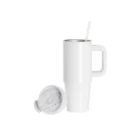 vaso térmico personalizado 30oz con asa acero inoxidable con tapa y sorbete