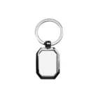 llavero de metal octagonal personalizado sublimación con logo o diseño