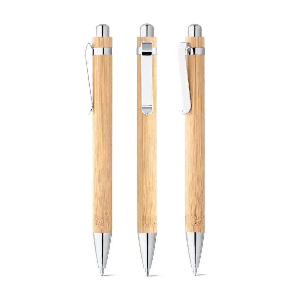 Bolígrafo de madera personalizado con grabado elegante bolígrafo de madera personalizado grabado láser con nombre o logo